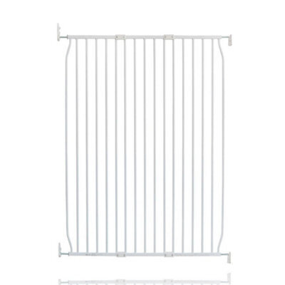 Safetots Extra Tall Screw Fit Metal Baby Gate, White, 100Cm - 110Cm - image 1