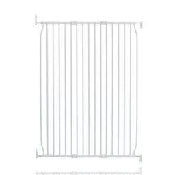 Safetots Extra Tall Screw Fit Metal Baby Gate, White, 100Cm - 110Cm - thumbnail 1