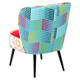 Beliani  Armchair Voss Fabric Blue - thumbnail 5