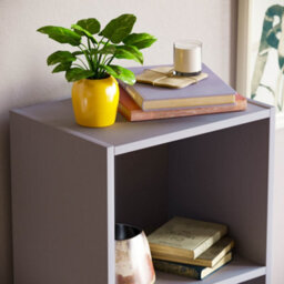 Lassic Vida Designs Oxford Grey 4 Tier Cube Bookcase Freestanding Shelving Unit (H)1060mm (W)320mm (D)240mm - thumbnail 3