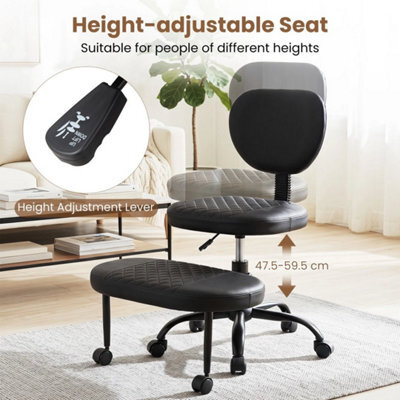 Ergonomic Kneeling Chair Height-Adjustable Cross Legged Office Chair - image 1