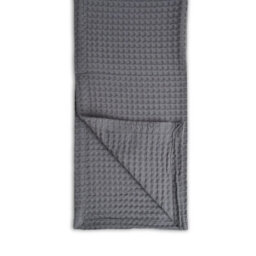 Allure Bath Fashions Hotel Waffle Throw Blanket - Graphite, 175 X 225Cm - thumbnail 5