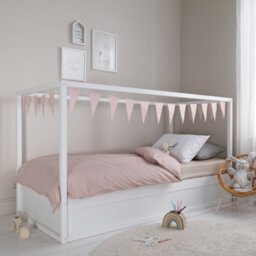 Nöa & Nani Noa & Nani Midsleeper Cabin Bed Reversible With Straight Ladder In Classic White Lykke - thumbnail 2