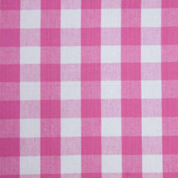 Homescapes Cotton Pink Block Check Gingham Eyelet Curtains 137 X 182 Cm - thumbnail 5