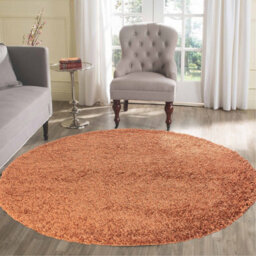 Desire Rugs Plain Living Room Shaggy Area Rugs Terracotta 80X150 Cm - thumbnail 6