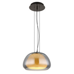 Luminosa Lighting Luminosa Avila Dome Pendant Ceiling Light Gunmetal Smoke Glass Shade Led Dimmable 2700-6500K Remote Control - thumbnail 6