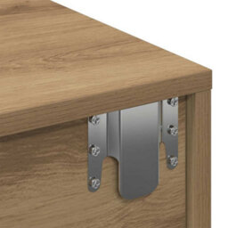 Berkfield Wall Shelf With Drawers Artisian Oak 60X26.5X15 Cm Engineered Wood - thumbnail 9