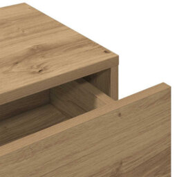 Berkfield Wall Shelf With Drawers Artisian Oak 60X26.5X15 Cm Engineered Wood - thumbnail 8