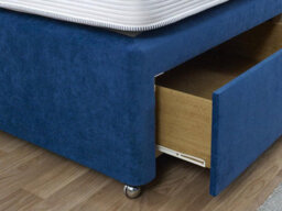 Divan Base Direct Crystal Contemporary Fabric Bed Base Only 5Ft King- Pavia Mustard - thumbnail 3