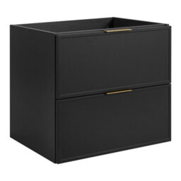 Heze Furniture Slim Modern 4 Drawer Bathroom Cabinet Vanity Unit With Extra Storage 140Cm With Worktop - Anthracite - thumbnail 4