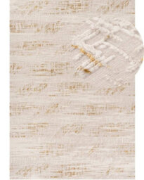The Rugs Carmel Cream/gold Abstract Area Rug And Runner Non Shedding, Stain Resistant, Soft - thumbnail 2