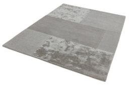 Silver Wool Handmade Luxurious Geometric Rug Easy To Clean Living Room And Bedroom-200Cm X 290Cm - thumbnail 3