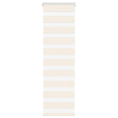 Berkfield Zebra Blind Marble Beige 45X150 Cm Fabric Width 40.9 Cm Polyester - image 1