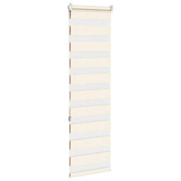 Berkfield Zebra Blind Marble Beige 45X150 Cm Fabric Width 40.9 Cm Polyester - thumbnail 4