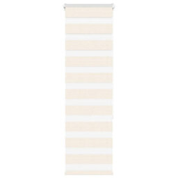 Berkfield Zebra Blind Marble Beige 45X150 Cm Fabric Width 40.9 Cm Polyester