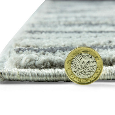 Arthouse Rhythm Willow Grey 120 X 170Cm Rug - image 1