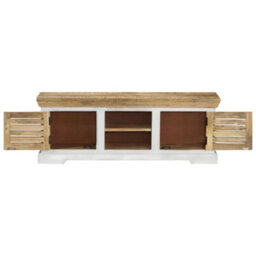 Berkfield Durable Tv Cabinet 110X30X40 Cm Solid Wood Mango - thumbnail 3