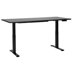 Beliani Electric Adjustable Standing Desk Destines Black 180 Cm 80 Cm - thumbnail 1