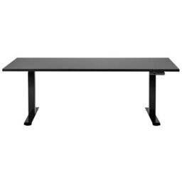 Beliani Electric Adjustable Standing Desk Destines Black 180 Cm 80 Cm - thumbnail 4