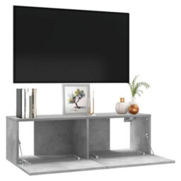 Vidaxl Tv Cabinet Concrete Grey 100X30X30 Cm Engineered Wood - thumbnail 4