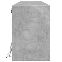 Berkfield Tv Wall Cabinet With Led Concrete Grey 180X31X45 Cm - thumbnail 7
