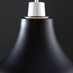 Valuelights Dexter Black Ceiling Pendant Shade And B22 Gls Led 6W Warm White 3000K Bulb - thumbnail 6