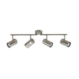 Luminosa Lighting Luminosa Palmoni Ceiling Spotlight Bar Satin Nickel, Chrome 4Xgu10 - thumbnail 2
