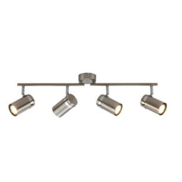 Luminosa Lighting Luminosa Palmoni Ceiling Spotlight Bar Satin Nickel, Chrome 4Xgu10 - thumbnail 1