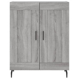 Berkfield Highboard Grey Sonoma 69.5X34X180 Cm Engineered Wood - thumbnail 8
