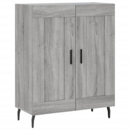Berkfield Highboard Grey Sonoma 69.5X34X180 Cm Engineered Wood - thumbnail 7