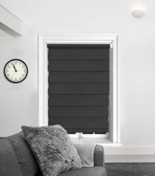 Lister Cartwright Day And Night/zebra Blinds, Premium Quality Double Roller, Vision Blinds(Black, 180 X 165 Cm) - thumbnail 2