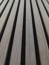 AVER-GROWTH Set Of 3 Wooden Modern Acoustic Wall Panels 240 X 60 Cm - Light Grey Oak Finish - thumbnail 5