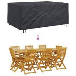 Walplus Outdoor Furniture Cover Black 230 X 165 X 80 Cm 420D - thumbnail 9