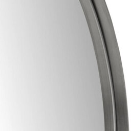 Pacific Lifestyle Oval Wall Mirror Silver Metal Slim Frame 60X90Cm Contemporary - thumbnail 7
