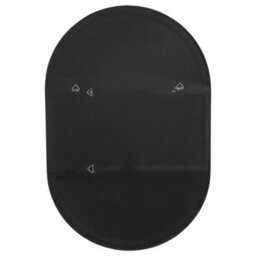 Pacific Lifestyle Oval Wall Mirror Silver Metal Slim Frame 60X90Cm Contemporary - thumbnail 9