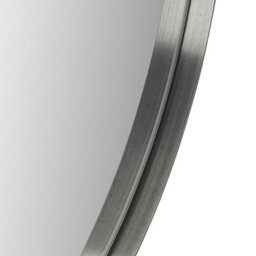 Pacific Lifestyle Oval Wall Mirror Silver Metal Slim Frame 60X90Cm Contemporary - thumbnail 8