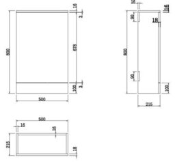 Affine Modern Bathroom Toilet & Basin Sink Vanity Unit Furniture 900mm Gloss Grey - thumbnail 7