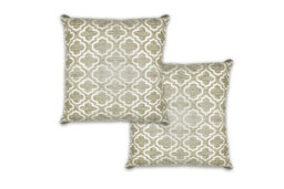 Marrakesh Cushion Cover In Silver - thumbnail 1
