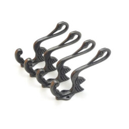 Oakcrafts - Heron Design Coat Hook - Pack Of 4 Hooks
