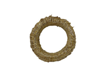 Decoris 50Cm Straw Wreath Make Your Own Christmas Door Wreath Floral Craft Round Ring - image 1