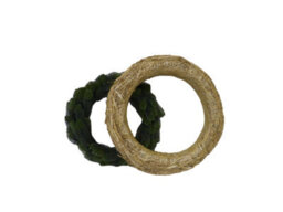 Decoris 50Cm Straw Wreath Make Your Own Christmas Door Wreath Floral Craft Round Ring - thumbnail 4
