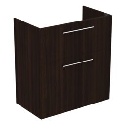 Ideal Standard I.life A Matt Coffee Brown Oak Effect Freestanding Vanity Unit & Basin Set With 2 Aluminium Handle (W)840mm (H)853mm - thumbnail 3