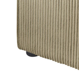 Beliani Corner Seat Lemvig Corduroy Green Right Hand - thumbnail 7