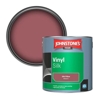Johnstone's Trade Vinyl Silk Walls & Ceilings Emulsion Paint Silk Pillow (Ppg18-31) 2.5L - image 1