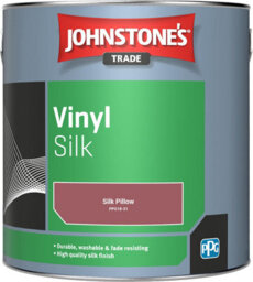 Johnstone's Trade Vinyl Silk Walls & Ceilings Emulsion Paint Silk Pillow (Ppg18-31) 2.5L - thumbnail 2