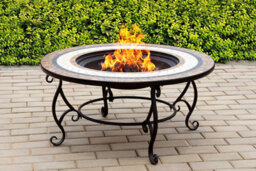 Centurion Supports Topanga High-End Multi-Functional Garden Fire Pit, Brazier, Coffee Table, Bbq, Ice Bucket With Ceramic Tiles - thumbnail 5
