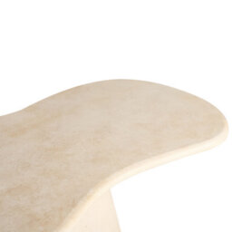 Beliani Garden Dining Table Spoleto 200 Cm 110 Cm Beige - thumbnail 5