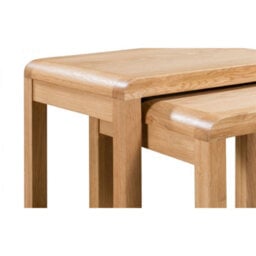 Ashfield Classic Stylish Curve Nest Of Tables - thumbnail 4