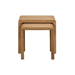 Ashfield Classic Stylish Curve Nest Of Tables - thumbnail 2