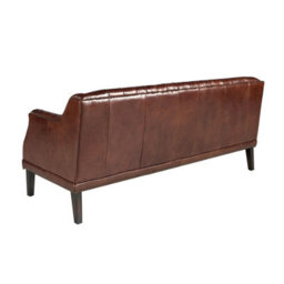 Angel Cerda 3-Seater Chester Sofa In Cognac Brown Leather - thumbnail 7